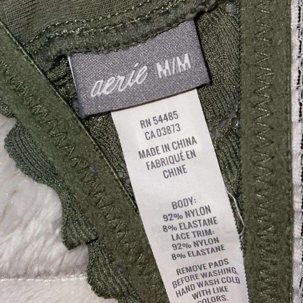 Aerie Green Size Small Racerback Lace Bralette - Picture 3 of 3